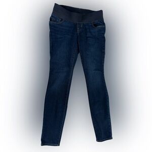 Old Navy Women's Maternity Deep Indigo Skinny Jeans